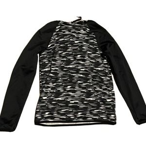 Women’s Nike Hoodie Black & White print- size small